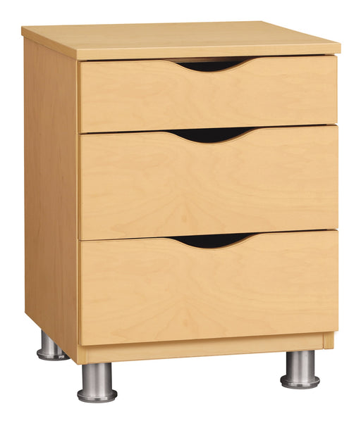 16012 Bedside Cabinet with three Drawers