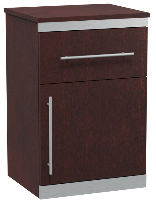 P7005 Contempo One Door, One Drawer Bedside Cabinet