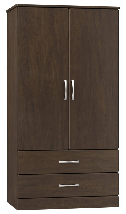A7026 Amare Double Door Wardrobe w/ Two Drawers