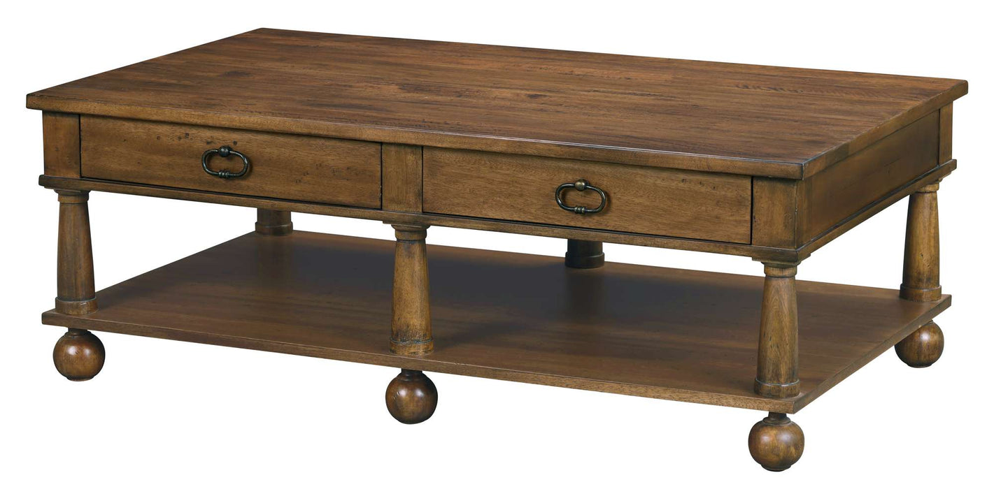 FAIRFAX RECTANGULAR COFFEE TABLE WITH DRAWERS