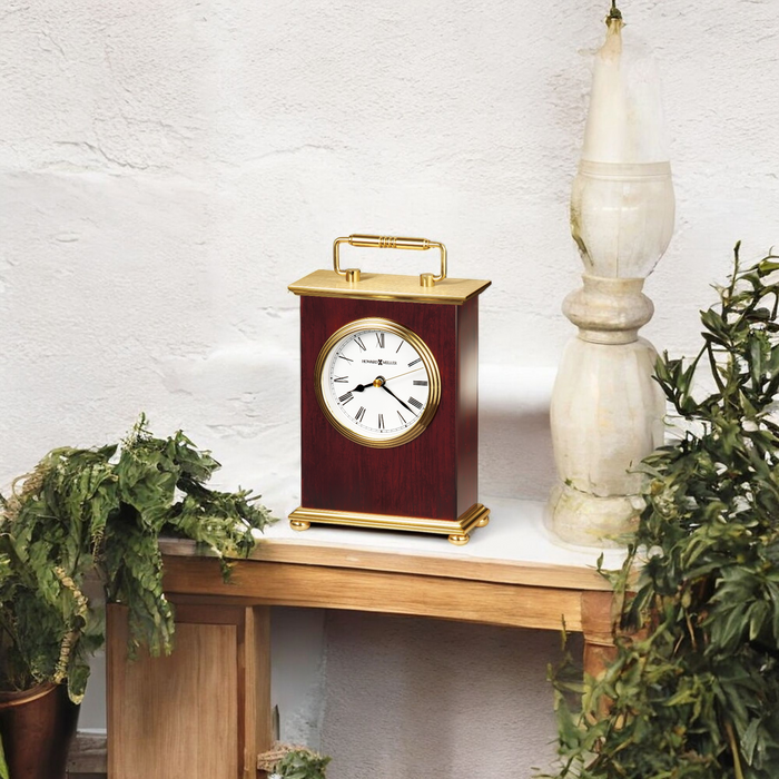 ROSEWOOD BRACKET TABLETOP CLOCK