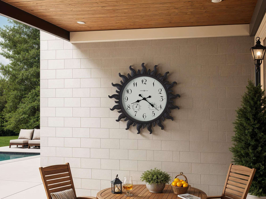 SUNBURST II WALL CLOCK