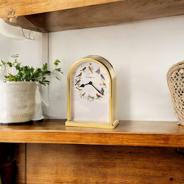 SONG BIRDS OF N. AMERICA TABLETOP CLOCK