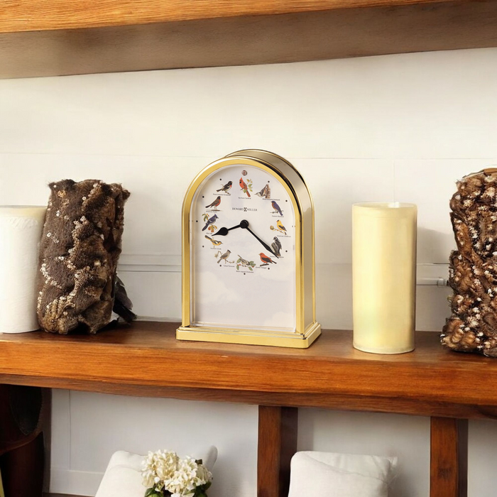 SONG BIRDS OF N. AMERICA TABLETOP CLOCK