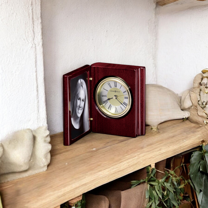 PORTRAIT BOOK TABLETOP CLOCK