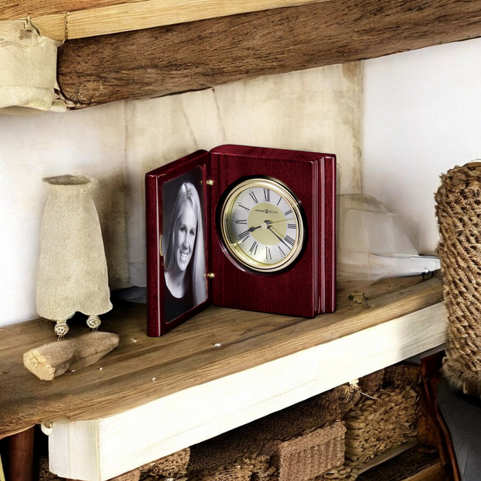 PORTRAIT BOOK TABLETOP CLOCK