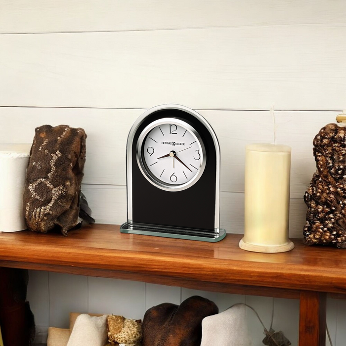 EBONY LUSTER TABLETOP CLOCK