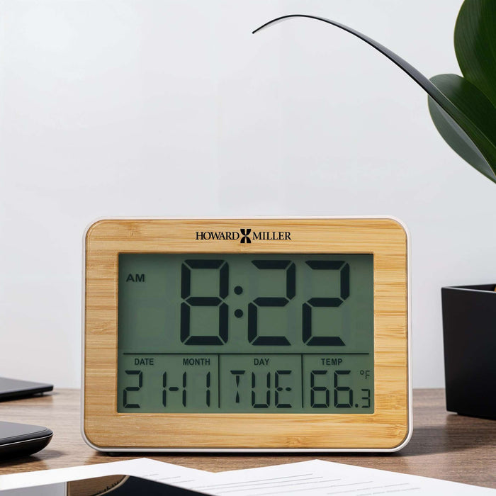 BAMBOO FRAME ALARM CLOCK