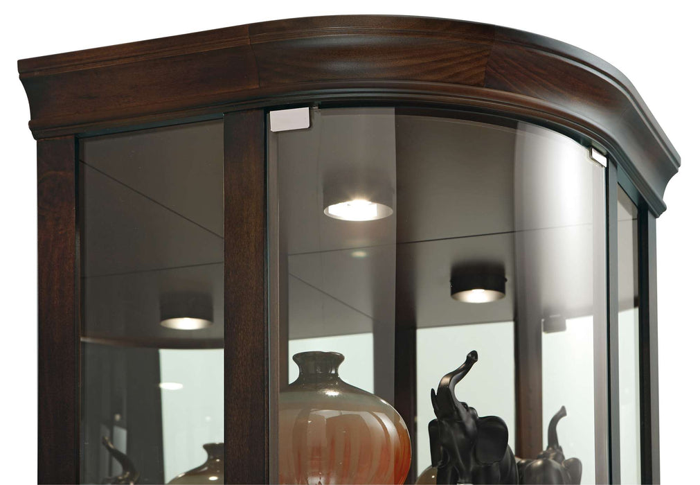 MARLOWE III CORNER CURIO CABINET