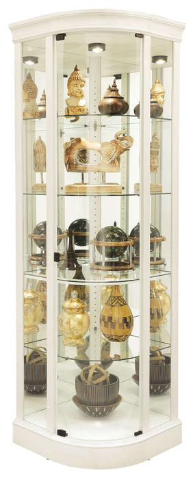 MARLOWE IV CORNER CURIO CABINET