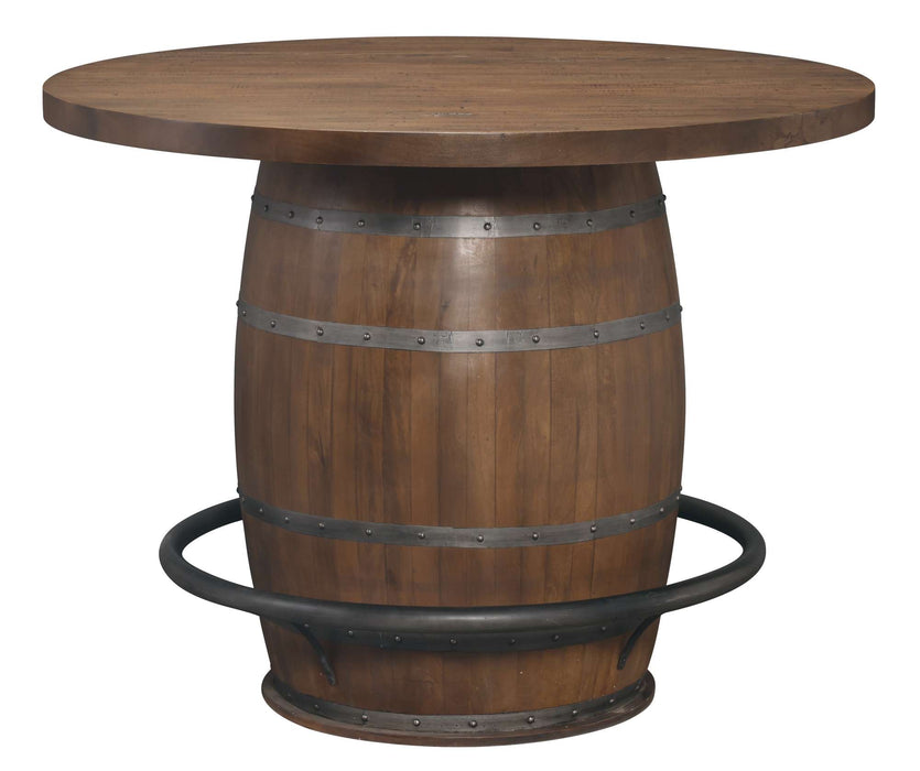 WHISKEY BARREL PUB TABLE