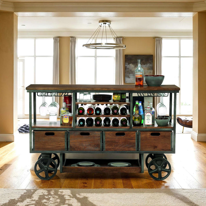 BUDGE WINE AND BAR CART