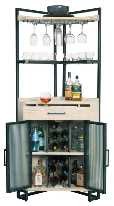 STUDIO CORNER WINE & BAR CABINET