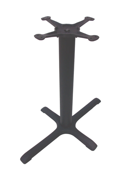 BLACK TABLE BASE WITH BASE SPREAD OF 22" X 30"