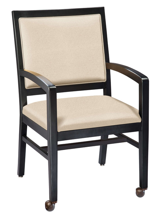 BENTON ARM CHAIR WITH CASTERS