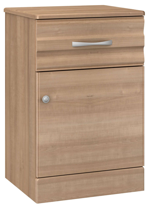 ONDA ONE DOOR, ONE DRAWER BEDSIDE CABINET