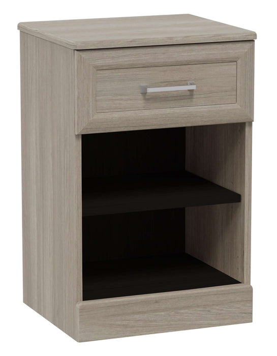 TANGENTE ONE-SHELF BEDSIDE CABINET
