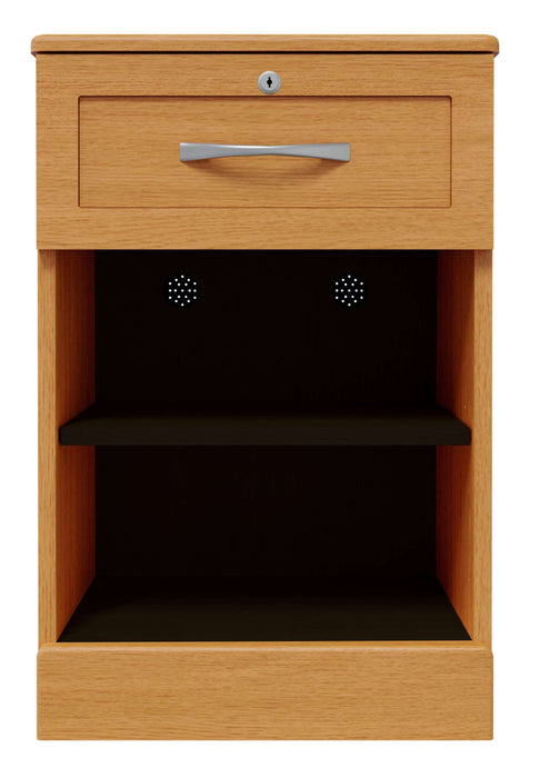 SERENO ONE-SHELF BEDSIDE CABINET WITH LOCK