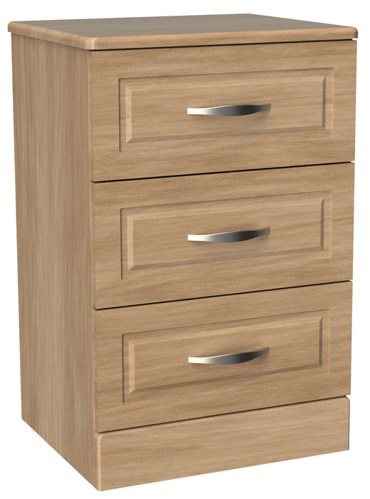 TRINCEA THREE DRAWER BEDSIDE CABINET