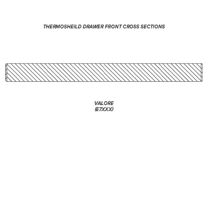 VALORE TWO-DRAWER BEDSIDE CABINET