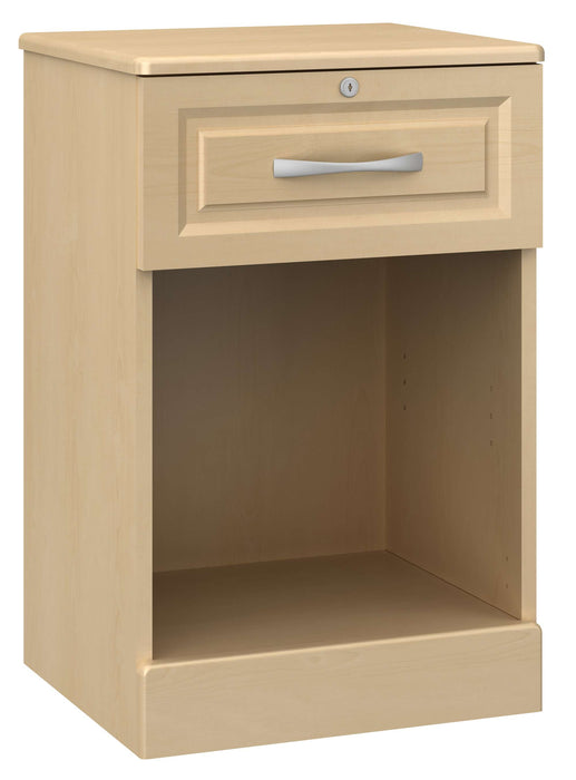 RICCA ONE DRAWER BEDSIDE CABINET WITH LOCK