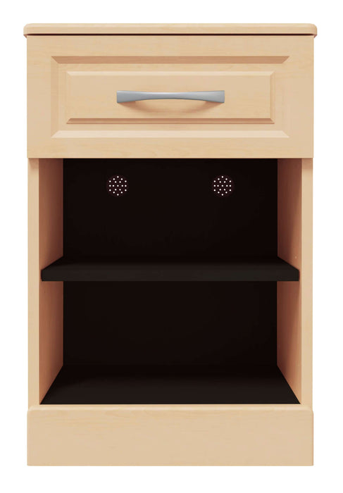 RICCA ONE-SHELF BEDSIDE CABINET