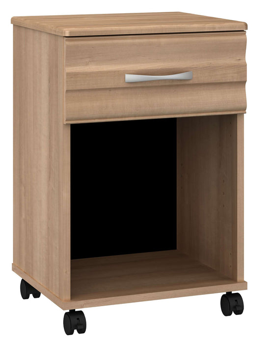 ONDA ONE DRAWER BEDSIDE CABINET WITH CASTERS