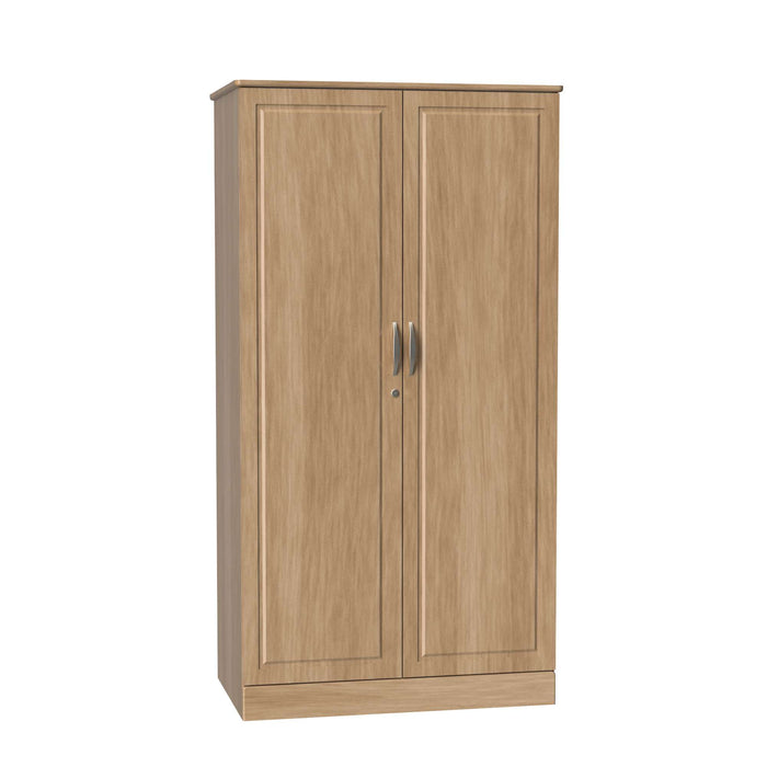 TRINCEA DIVIDED DOUBLE DOOR WARDROBE LOCKING LEFT