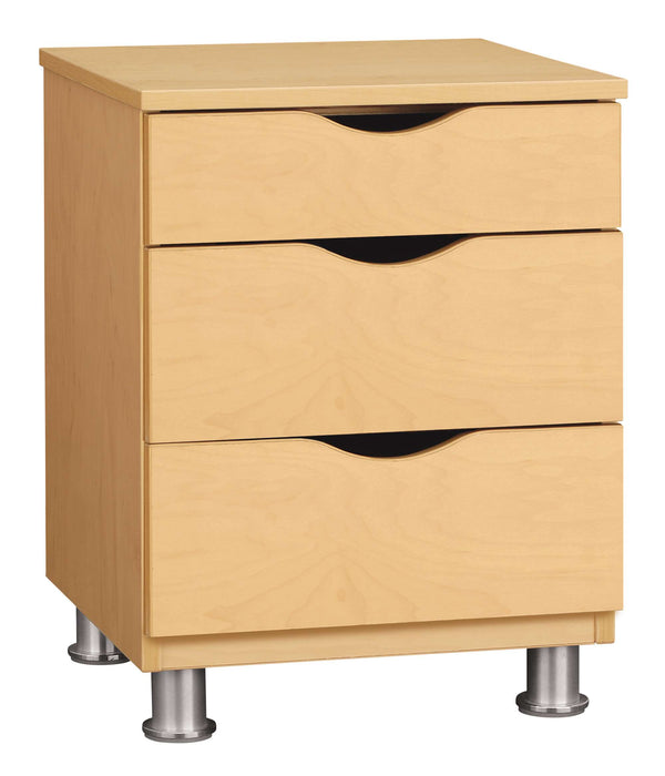 BEDSIDE CABINET WITH THREE DRAWERS