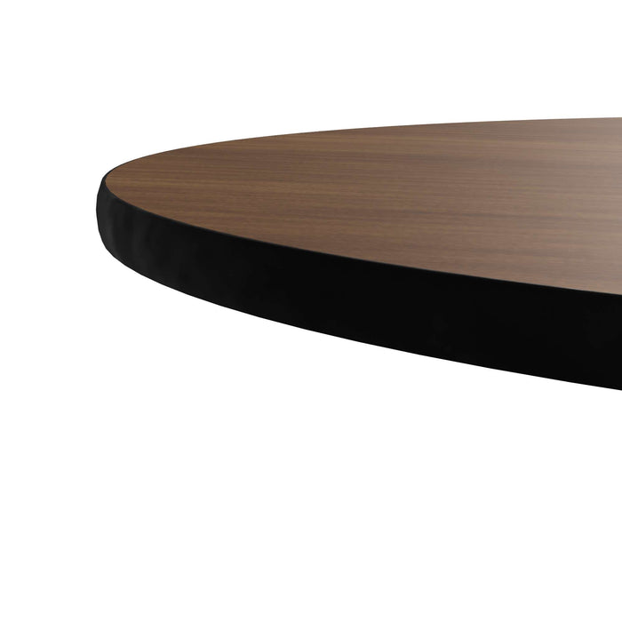 18" ROUND VENEER TABLE TOP - VINYL EDGE