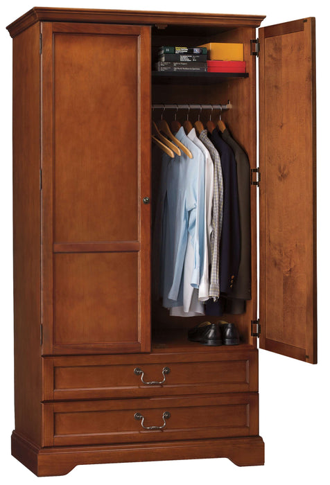 HAWTHORNE DOUBLE DOOR WARDROBE WITH TWO DRAWERS