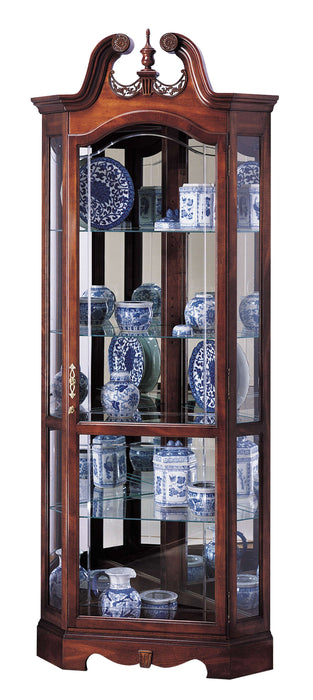 BERKSHIRE CORNER CURIO CABINET