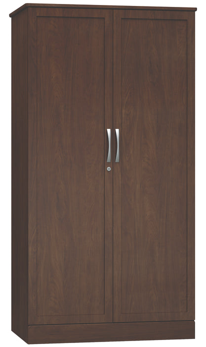 SERENO DIVIDED DOUBLE DOOR WARDROBE LOCKING LEFT