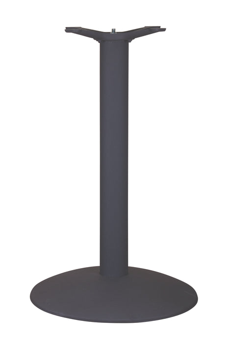 BLACK TABLE BASE WITH BASE SPREAD OF 28"