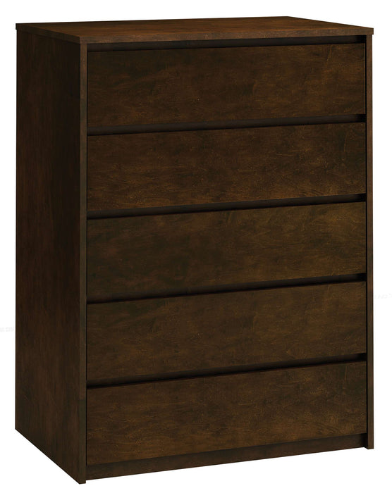 36" WIDE CHEST WITH FIVE DRAWERS