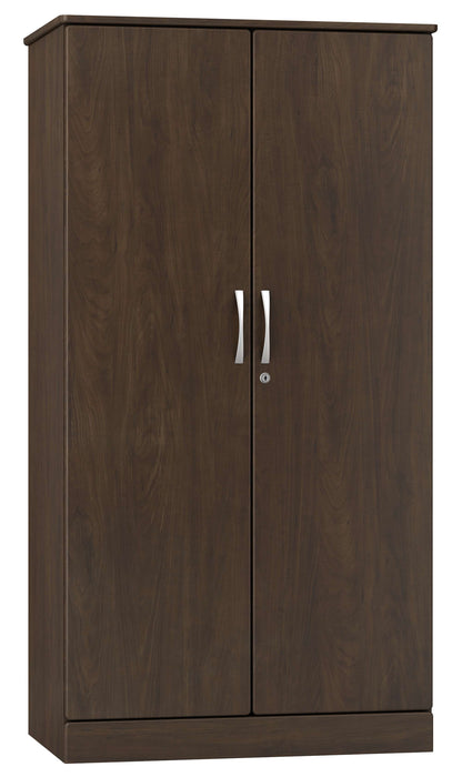 AMARE DIVIDED DOUBLE DOOR WARDROBE LOCKING RIGHT