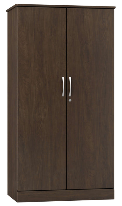 AMARE DIVIDED DOUBLE DOOR WARDROBE LOCKING RIGHT