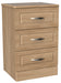 T7003 Trincea Three Drawer Bedside Cabinet