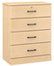 A7012 Amare Four Drawer Chest w/ Lock