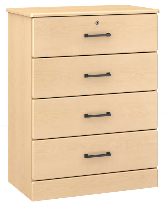 AMARE FOUR DRAWER CHEST WITH LOCK