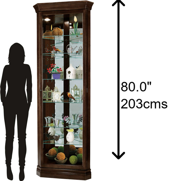 DUSTIN CORNER CURIO CABINET