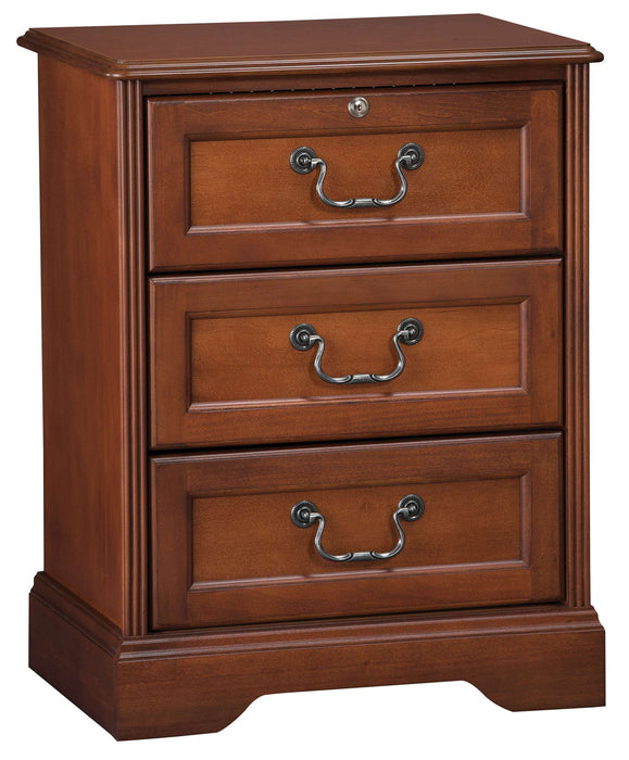 HAWTHORNE THREE DRAWER BEDSIDE CABINET WITH LOCK