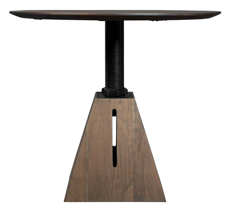 ADJUSTABLE HEIGHT DINING TABLE