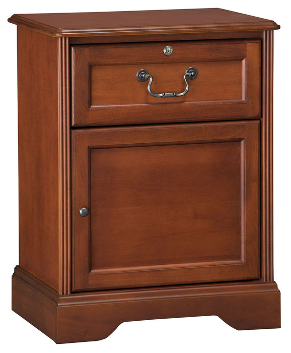 HAWTHORNE ONE DOOR, ONE DRAWER BEDSIDE CABINET WITH LOCK
