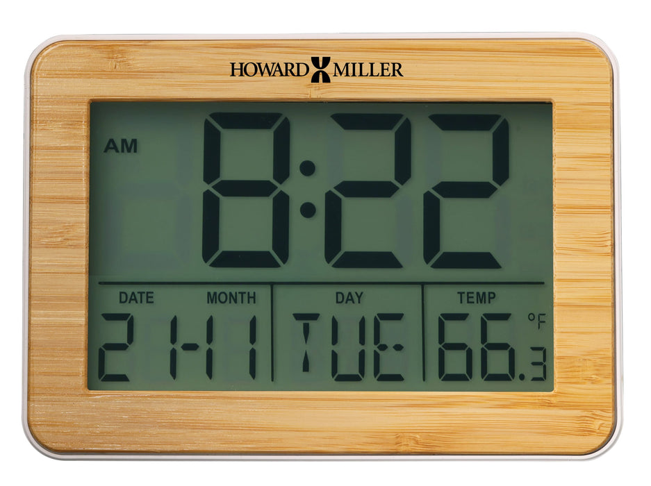 645845 Bamboo Frame Alarm Clock