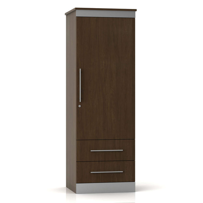 CONTEMPO ONE DOOR, TWO DRAWER WARDROBE WITH LOCK