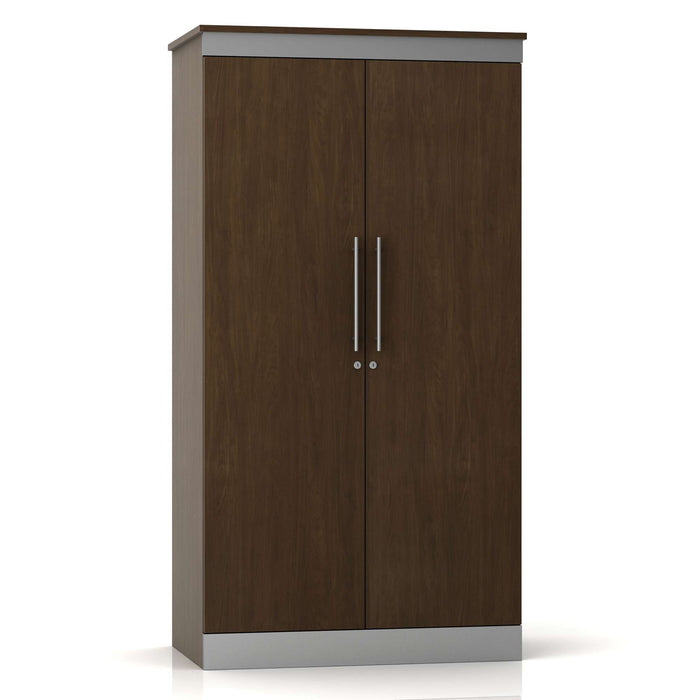 CONTEMPO DIVIDED DOUBLE DOOR WARDROBE DUAL LOCKS