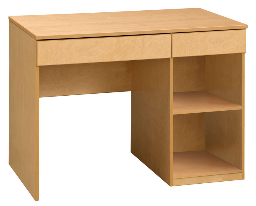 DESK WITH PENCIL DRAWER AND OPEN STORAGE