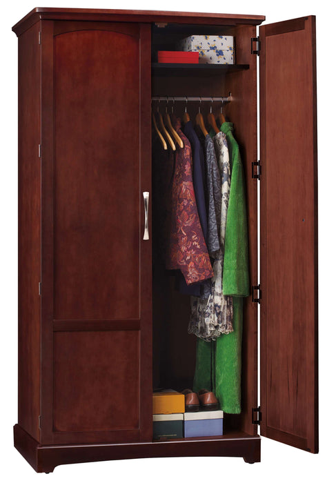 QUICK SHIP: ALCOTT DOUBLE DOOR WARDROBE