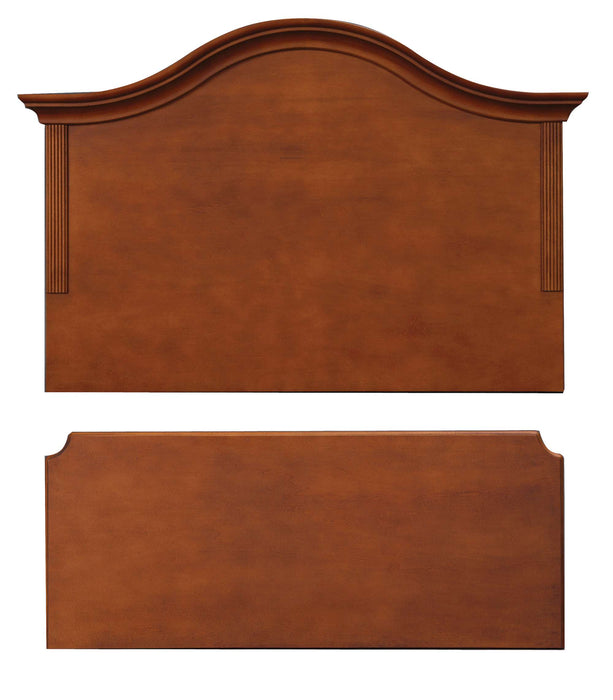 HAWTHORNE CUSTOM PRE-BORED ARCHED MEDICAL HEADBOARD/FOOTBOARD SET